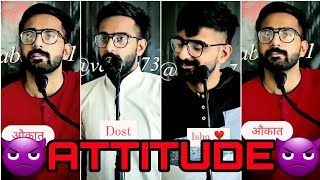 Vabby Attitude Shayari Video  Vabby New Shayari Tik Tok Video  Vabby Shayari Reels  Shayari Bros [upl. by Ordnael]