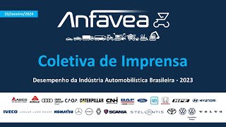 Coletiva de Imprensa ANFAVEA  10 de janeiro [upl. by Eniale]