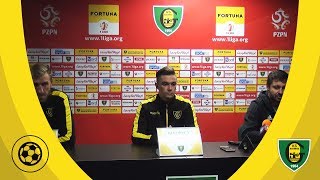 Konferencja po meczu GKS Katowice  Termalica BrukBet Nieciecza 29 09 2018 [upl. by Fernande]