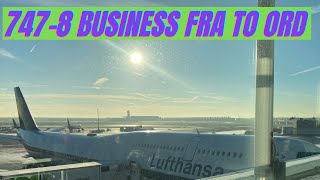 7478 Business FRA to ORD with Lufthansa [upl. by Anehta]