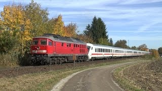 Herbstumleiter über Mühldorf  BR 232 und BR 218 im ECVerkehr ziwschen München und Freilassing [upl. by Yrtsed]