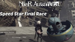 NieR Automata  Speed Star Quest Final Race Completion amp Max Character Speed [upl. by Anirat]