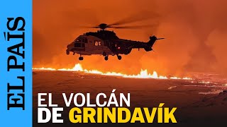 ISLANDIA  Entra en erupción un VOLCÁN cerca de Grindavík al sur del país  EL PAÍS [upl. by Kowtko777]