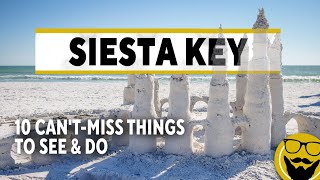 10 CantMiss Things to See amp Do in Siesta Key Florida  Travel Guide 2023 [upl. by Lettig]