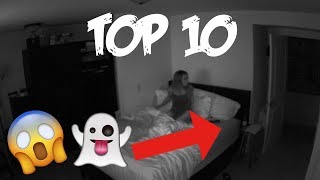 Top 10 SCARIEST ghost encounters [upl. by Yenitirb644]