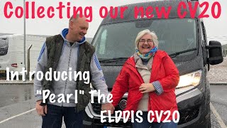 Collecting our new Elddis CV20 campervan from Brownhills Motorhomes Newark Introducing “Pearl” [upl. by Kinemod]