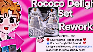 A New Rococo Delight Set Rework This set was beautiful❤️ Royale High 🏰 Concpet [upl. by Debbi693]