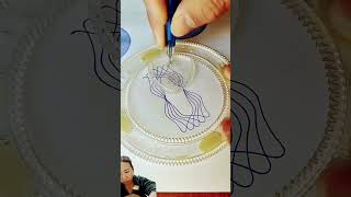 Spirograph drawing anti stress asmr relaxing art shorts [upl. by Faustine]