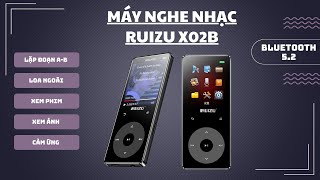 Ruizu X02B  Máy nghe ngon rẻ dưới 700k ngoại hình siêu đẹp  Cảm ứng  Loa ngoài  Bluetooth [upl. by Eirotal722]