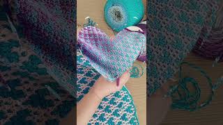 Cute mosaiccrochet baby blanket pattern stepbystep BebaBlanket [upl. by Gustave]