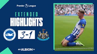 Extended PL Highlights Brighton 3 Newcastle 1 [upl. by Nylsor]