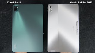 Xiaomi Pad 5 vs Lenovo Xiaoxin Pad Pro 2022  SpeedTest [upl. by Tonia]