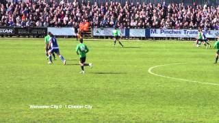 Worcester City v Chester FC  Last game at St Georges Lane [upl. by Anotal]