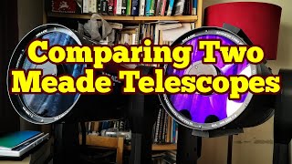 Comparing Two Meade 8quot SCT Telescopes LX90 GPS ACF vs LX90 UHTC LNT Review And Buying Tips [upl. by Ahtiekal]