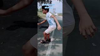 Leg cross skating 🔥🤘quad skatesskating boys skating [upl. by Hessler994]