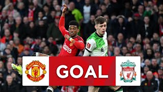 Amad Diallo LATE Winner  Manchester United 43 Liverpool  Quarterfinal  Emirates FA Cup 202324 [upl. by Roper]