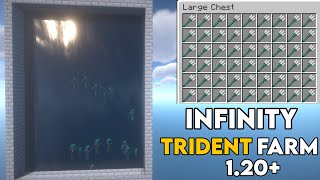 Minecraft Easy DrownedTrident Farm 1204 java edition [upl. by Jesselyn]