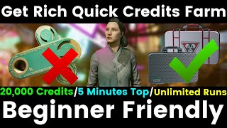 FAST and EASY Get Rich Quick Credits Farm Beginner Friendly  Starfield [upl. by Wettam]