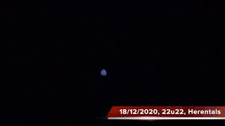 UFO Herentals Belgium 18122020 [upl. by Adnawyt]