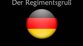 Regimentsgruß Marsch [upl. by Anitnamaid]