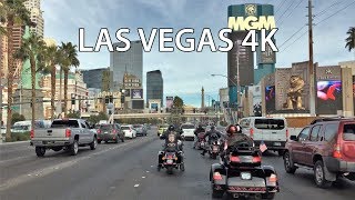 Driving Downtown  Las Vegas 4K  USA [upl. by Eille]