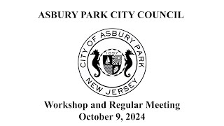 Asbury Park City Council Meeting  October 9 2024 [upl. by Neraj]