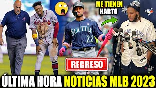 ACUÑA JR FUERA DE MLB VLADI GUERRERO JR MANDA FUEGO A TORONTO ROBINSON CANO REGRESA Y FIRMA MLB [upl. by Ahcropal]