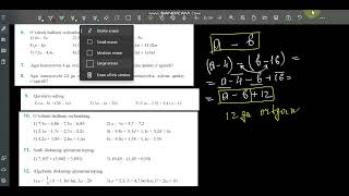 7sinf Algebra oxshash hadlar va ularning ixchamlash 69mashqlar [upl. by Gilligan926]