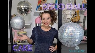 Disco Ball Cake Suspended 3D Cake [upl. by Dolly700]