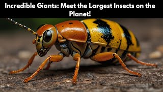 Incredible Giants Meet the Largest Insects on the Planet [upl. by Laen487]