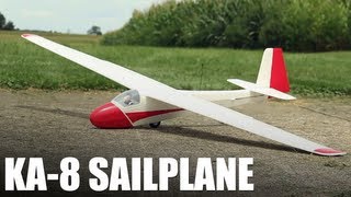 Flite Test  KA8 Sailplane  REVIEW [upl. by Sheffy]