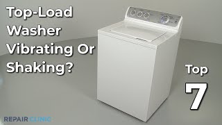 TopLoad Washer Vibrating or Shaking — TopLoad Washing Machine Troubleshooting [upl. by Hillman]