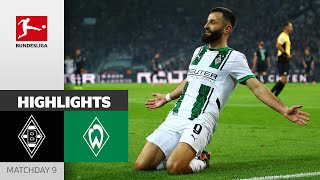 Dominant Home Win  Borussia Mgladbach  SV Werder Bremen  Highlights  MD 9 – Bundesliga 202425 [upl. by Yliak]