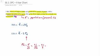 Statistical Process Control Xbar Charts [upl. by Reppart500]