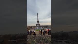 Eiffel Tower View From Trocadero Daytime [upl. by Richers]