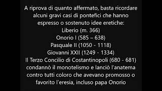 P Faré sbaglia anche sullinfallibilità Un vero Papa può diventare eretico [upl. by Anaeerb835]