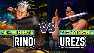 KOF XV ▰ RINO GoenitzRamónAsh vs UREZS MaiDoloresChizuru [upl. by Nereil]