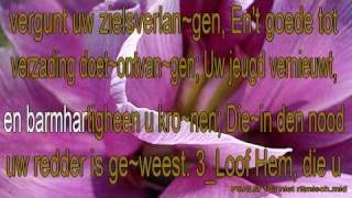 Psalm 103 niet ritmisch Karaoke  Loof loof mijn ziel met alle krachten quot [upl. by Silda]