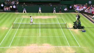 HSBC Perfect Play Incredible point by Andy Murray at Wimbledon 2013 [upl. by Dahlstrom]