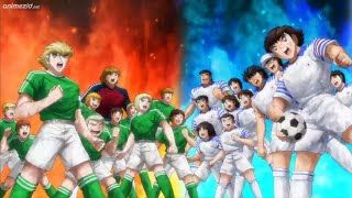 Tsubasa vs Schneider Japan vs Germany anime captain Tsubasa [upl. by Malloch]