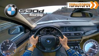 BMW 530d F11 Touring 190kW 18 4K TEST DRIVE POV  R6 SOUND amp ACCELERATION🔸TopAutoPOV [upl. by Jeannie492]