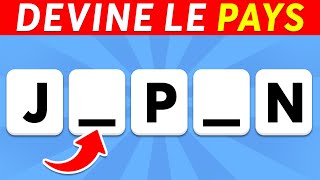 Devine 100 PAYS sans VOYELLES en 3 secondes ✅🌍🚩 Roi Quiz [upl. by Lelia]