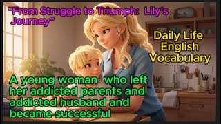 Daily Life English Vocabulary  Learn English Through Story  quotFrom Struggle to Triumphquot [upl. by Cohla936]