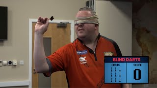 Blind Darts 🤣 w Stephen Bunting [upl. by Walworth905]