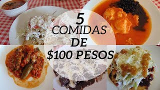 Menú Semanal 14  5 Comidas por 100 Pesos  Erika Blop [upl. by Yelsnya]