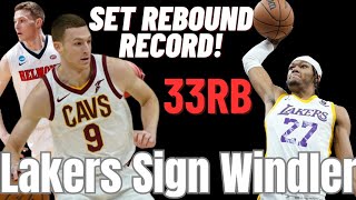 Lakers Sign Dylan Windler The Rebounding Machine Broke G League Rebounding Record [upl. by Jolee223]