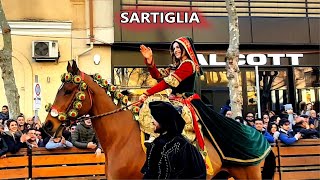 Sartiglia  Gremio dei Contadini  Corteo delle Pariglie  3 Marzo 2019  Eventi in Sardegna [upl. by Blank]