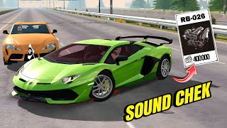 Lamborghini exhaust sound in car parking multiplayer new update [upl. by Elleimac997]