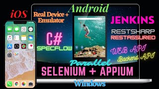 Selenium WebDriver parallel automation framework  Part 3 C  SpecFlow  RestAssured  Jenkins [upl. by Ahsie187]