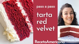 Cómo Hacer La Mejor Torta de Red Velvet Americana  Receta Auténtica [upl. by Rabush]